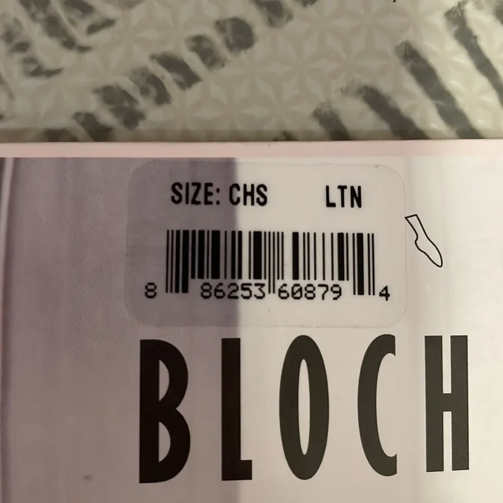 Bloch light tan children’s size small footed tights 2 packs